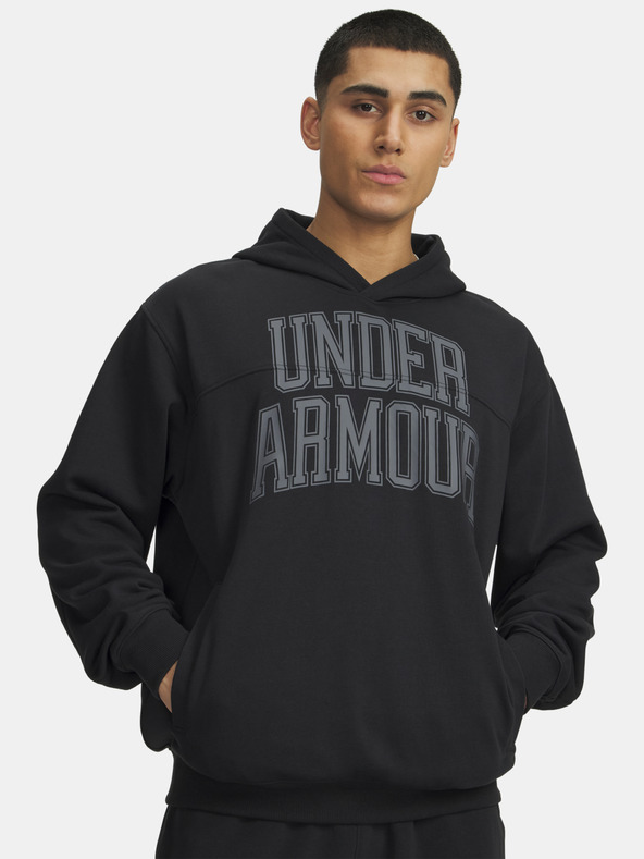 Under Armour Férfi felső Under Armour UA Rival LW Graphic Hoodie-BLK