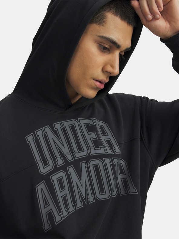 Under Armour Férfi felső Under Armour UA Rival LW Graphic Hoodie-BLK