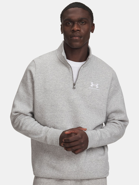 Under Armour Férfi felső Under Armour UA Icon Fleece 1/4 Zip-GRY