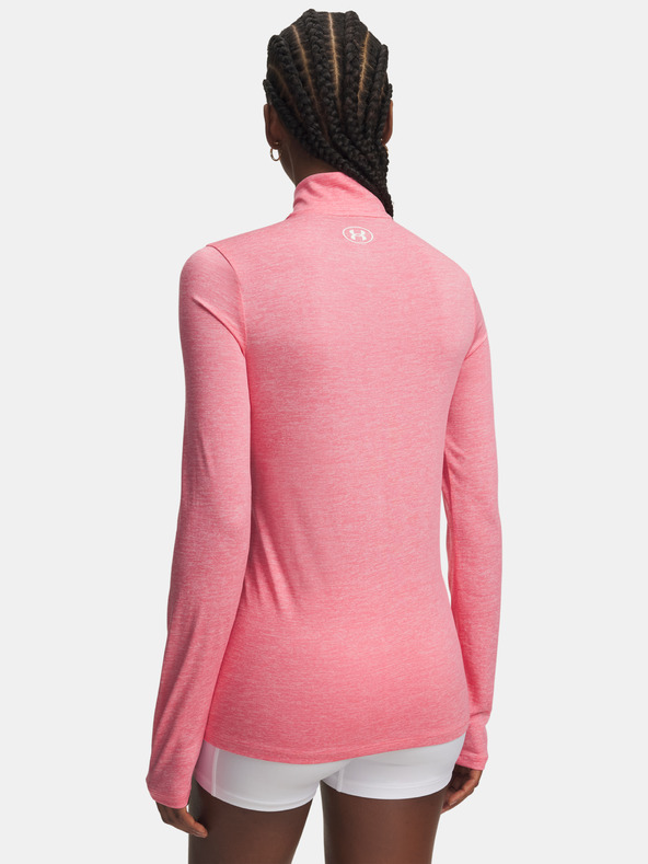 Under Armour Női póló Under Armour Tech 1/2 Zip- Twist-PNK