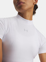 Under Armour Női póló Under Armour HeatGear Crop Mock SS-WHT