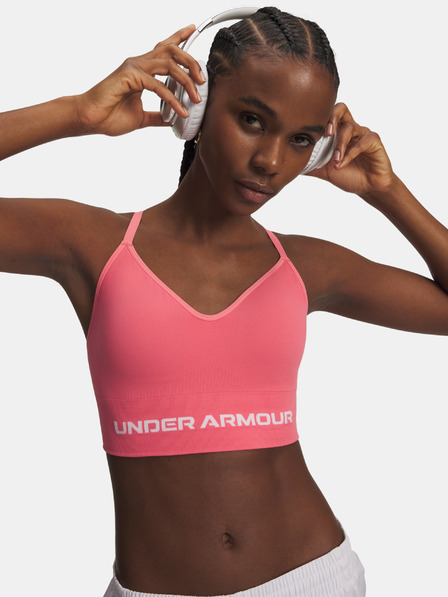 Under Armour Női melltartó Under Armour Vanish Seamless Low Bra-PNK