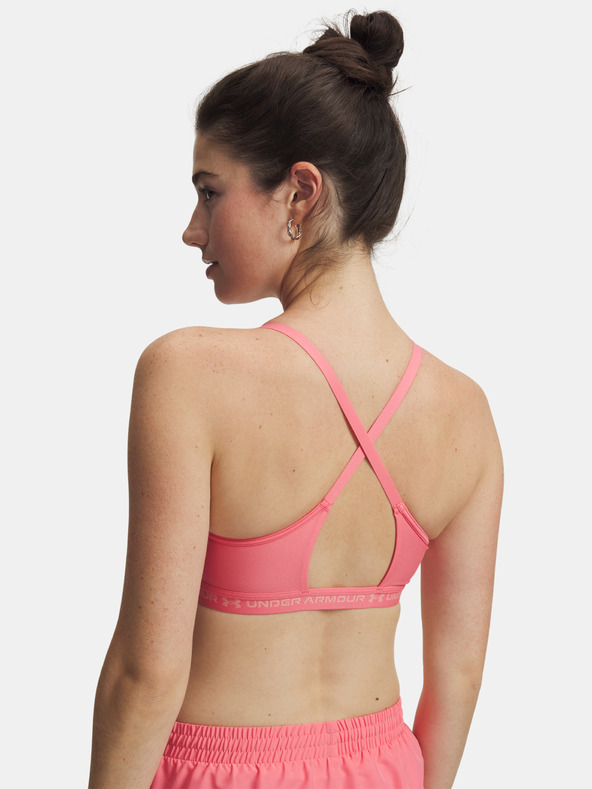 Under Armour Női melltartó Under Armour UA Crossback Low Bra-PNK