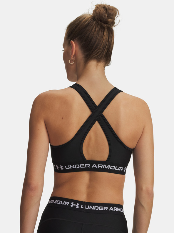 Under Armour Női melltartó Under Armour Crossback Mid Bra-BLK