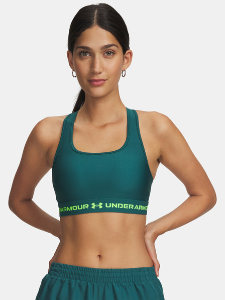 Under Armour Női melltartó Under Armour Crossback Mid Bra-GRN