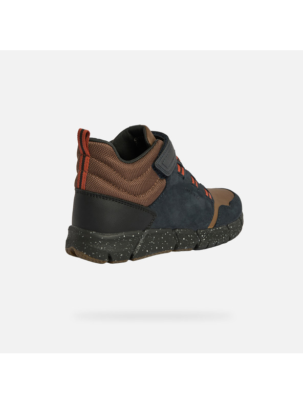 Geox Fekete fiú magasszárú cipő Geox Flexyper Boy B ABX