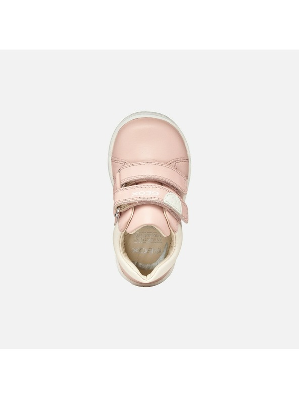 Geox Világosrózsaszín lány cipő első lépésekhez Geox Macchia