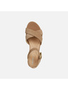 Geox Bézs női szandál Geox Ischia Corda
