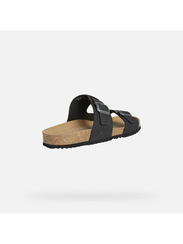 Geox Fekete férfi Geox Ghita papucsok