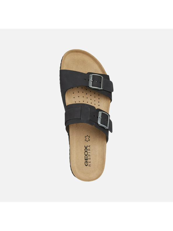 Geox Fekete férfi Geox Ghita papucsok