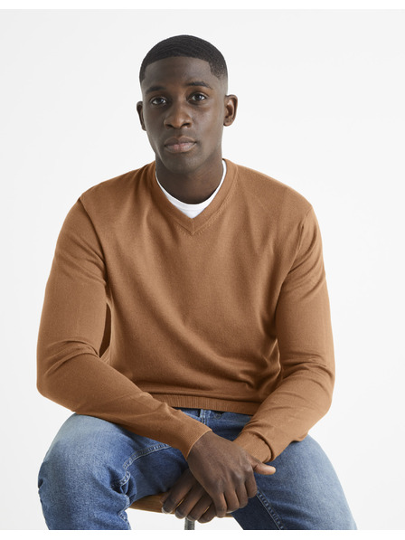 Celio Barna Férfi pulóver Celio Befirstv