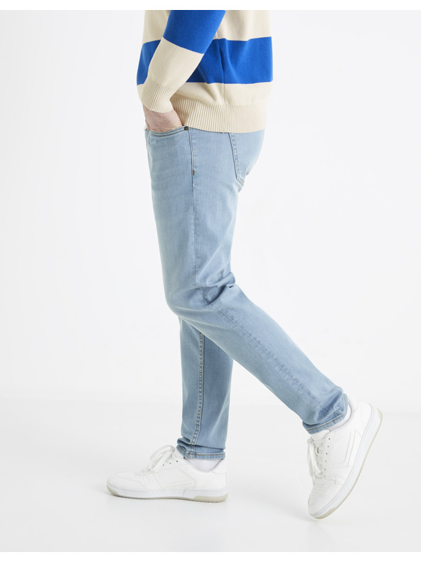 Celio Világoskék férfi slim fit farmernadrág Celio Length