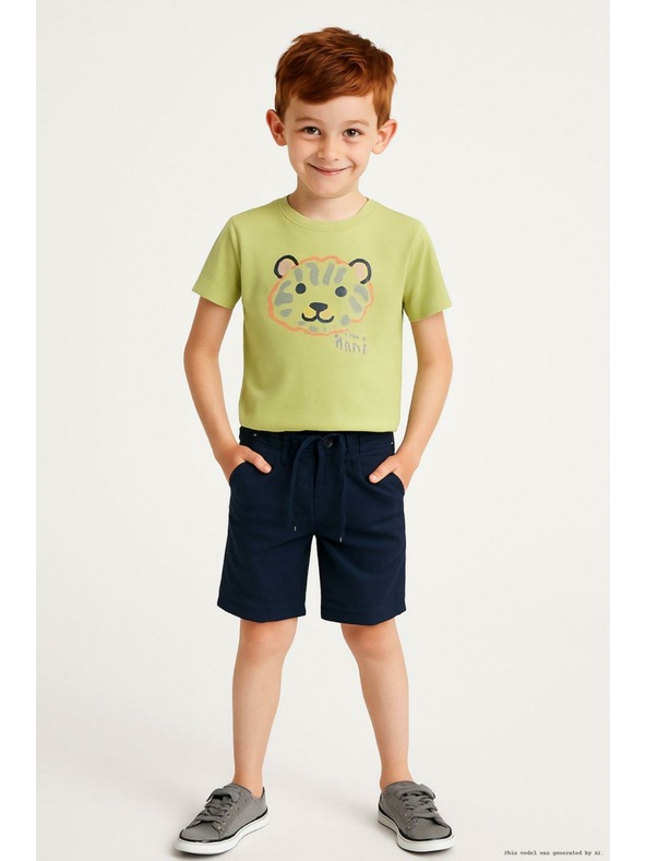 ALPINE PRO Sötétkék gyerek rövidnadrág ALPINE PRO TEBIO