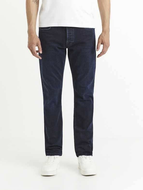 Celio Sötétkék férfi slim fit farmer Celio Nobody15