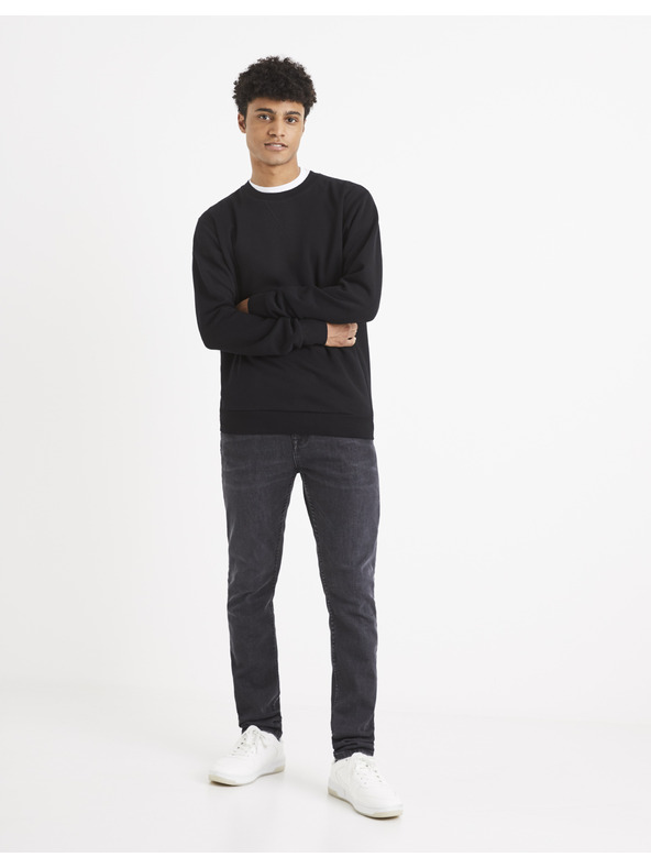 Celio Fekete férfi pulóver Celio