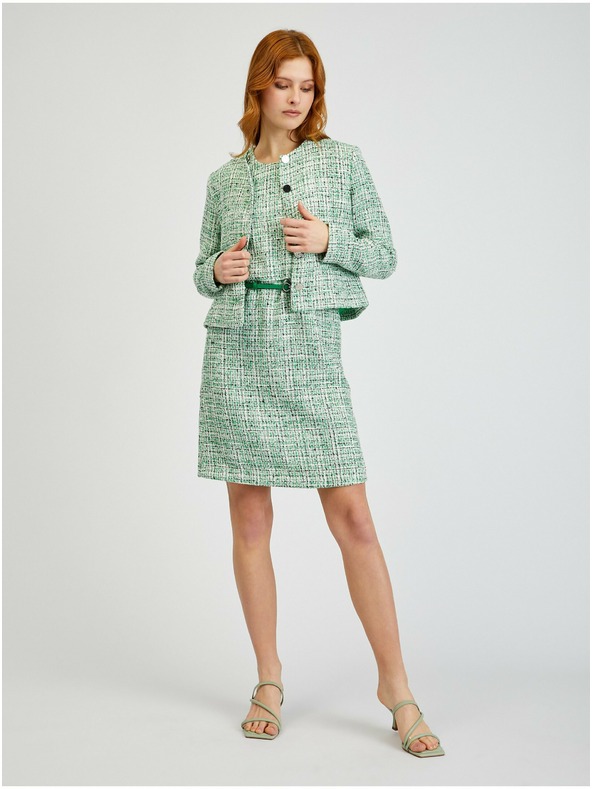 Orsay ORSAY ORSAY zöld mintás női ruha övvel