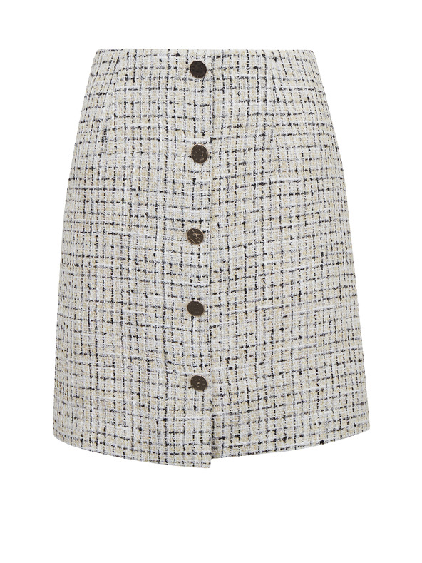 Orsay ORSAY bézs színű női tweed szoknya