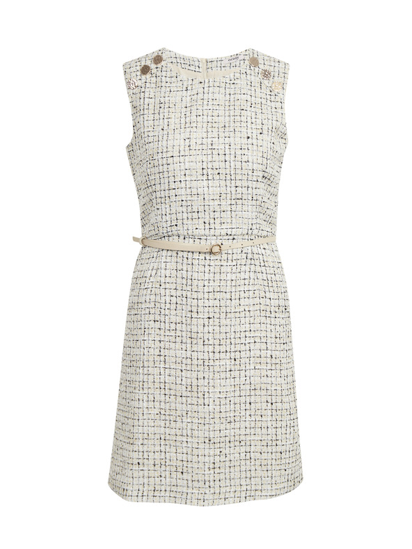 Orsay ORSAY krémszínű mintás női ruha övvel