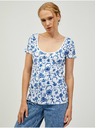 Orsay ORSAY kék-fehér mintás póló
