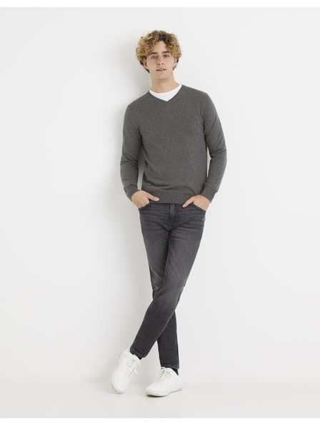 Celio Celio Veviflex szürke pulóver