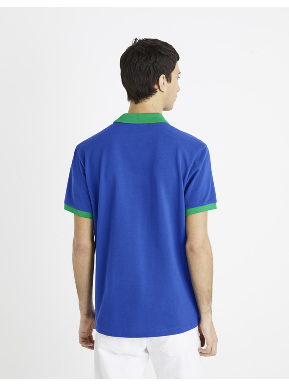 Celio Celio Decabestan kék férfi pólóing