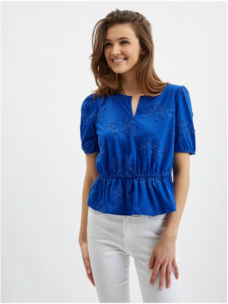 Orsay ORSAY kék virágmintás női blúz