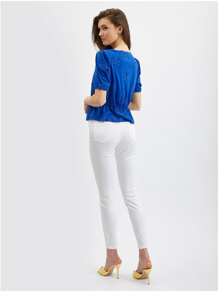 Orsay ORSAY kék virágmintás női blúz