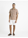 Celio Barna és krémszínű férfi mintás ing Celio Daprint Celio Daprint
