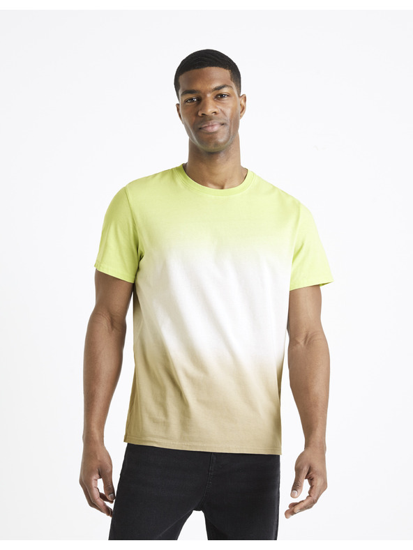 Celio Celio Deutye krémszínű férfi póló