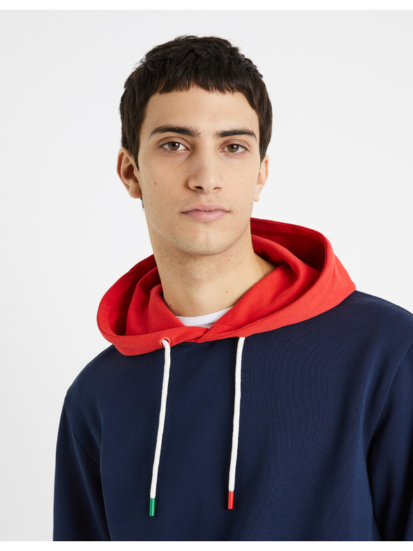 Celio Piros és kék férfi Celio Demultico melegítőfelső