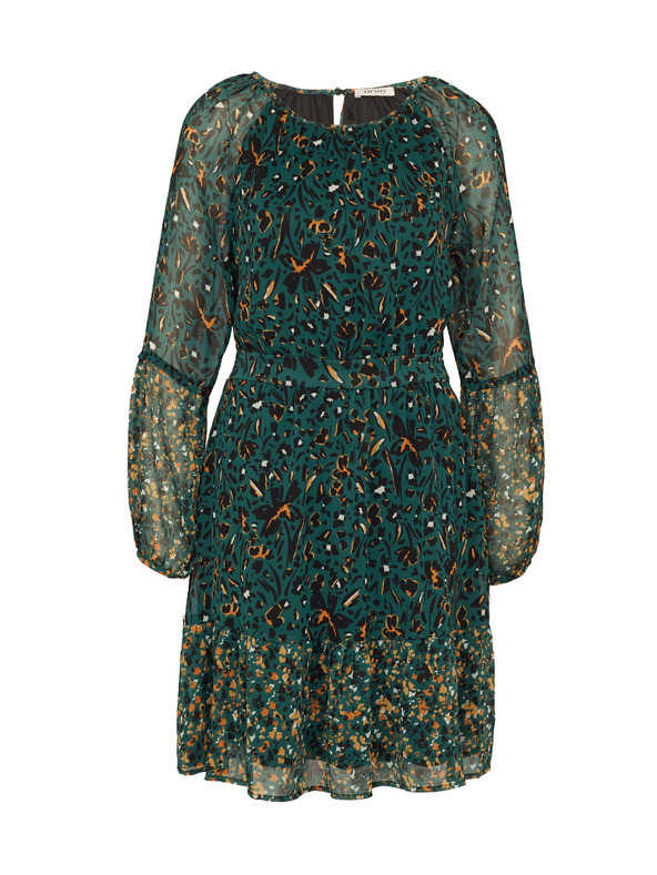 Orsay ORSAY petróleumzöld mintás női ruha