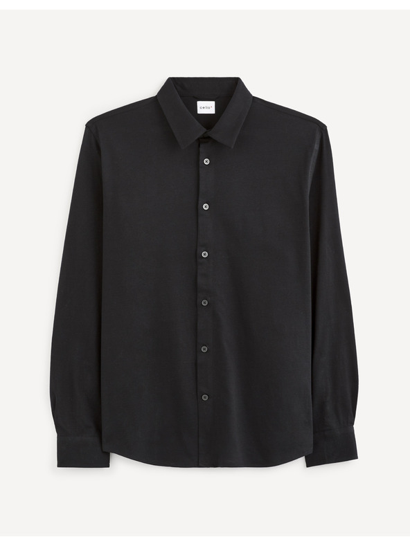Celio Fekete férfi ing Celio Vajersey