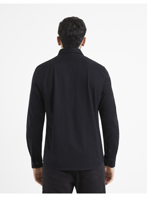 Celio Fekete férfi ing Celio Vajersey