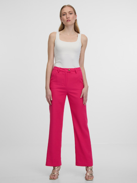 Orsay ORSAY sötétrózsaszín flared fit női nadrág
