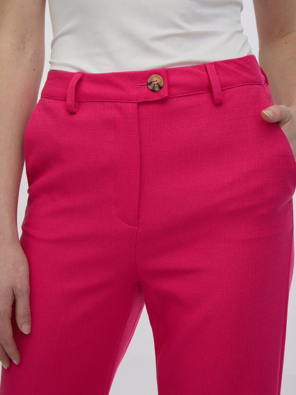 Orsay ORSAY sötétrózsaszín flared fit női nadrág