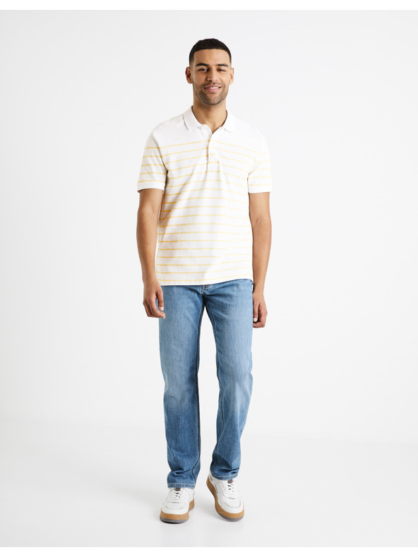 Celio Kék, egyenes szabású férfi farmer Celio Doklight15