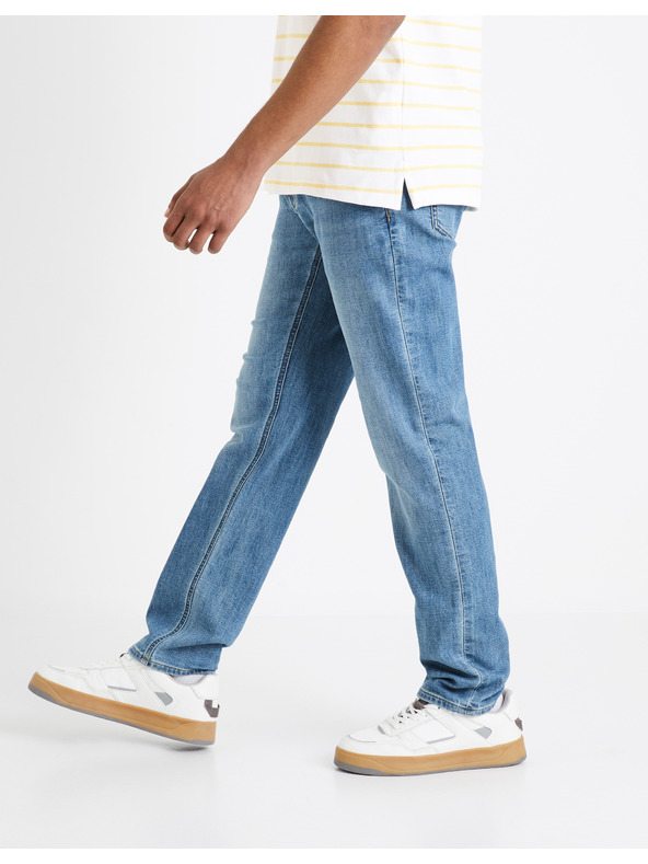 Celio Kék, egyenes szabású férfi farmer Celio Doklight15