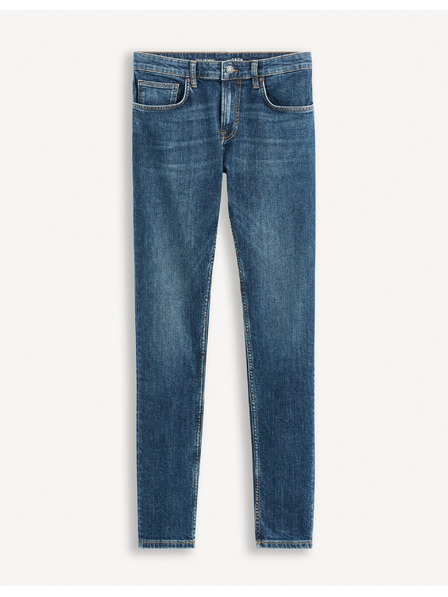 Celio Kék férfi slim fit farmer Celio Gotapered