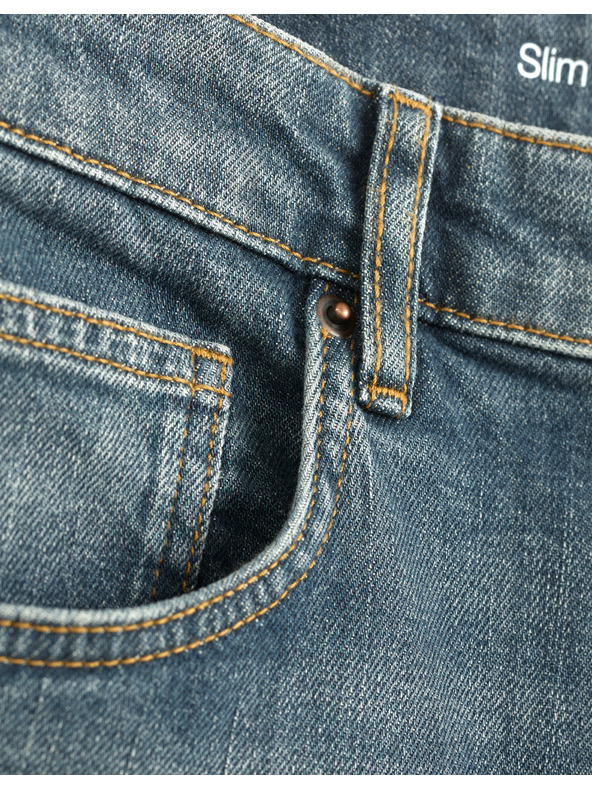 Celio Kék férfi slim fit farmer Celio Gotapered