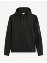 Celio Fekete férfi kapucnis pulóver Celio Geyokecap