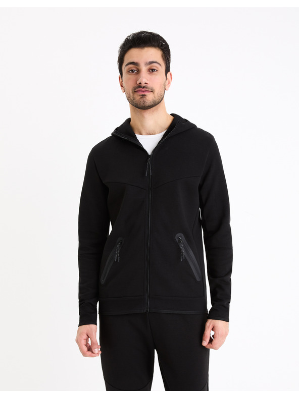 Celio Fekete férfi melegítőfelső Celio Genewyoke
