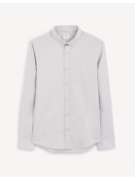 Celio Világosszürke férfi ing Celio Gaop
