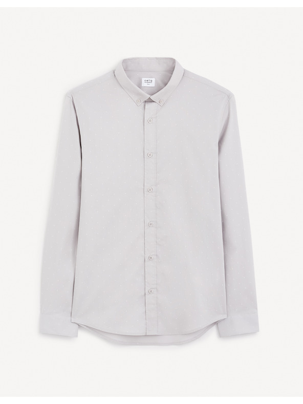 Celio Világosszürke férfi ing Celio Gaop