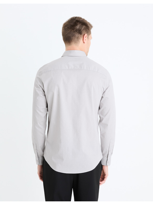 Celio Világosszürke férfi ing Celio Gaop