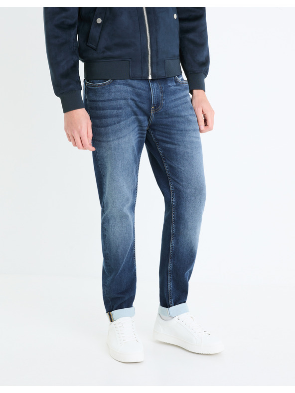 Celio Kék férfi slim fit farmer Celio Gosuper