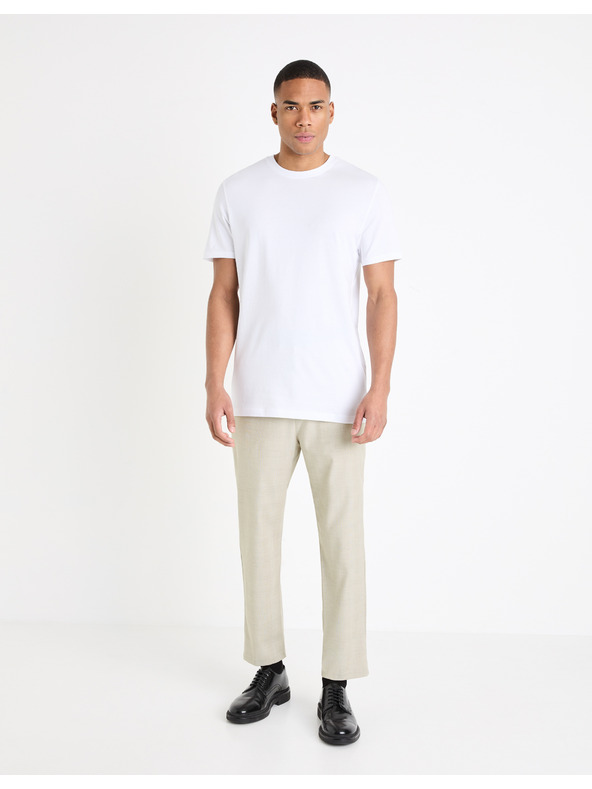 Celio Krémszínű férfi nadrág Celio Gocarre