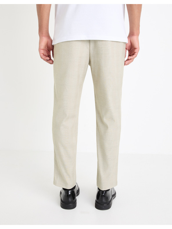 Celio Krémszínű férfi nadrág Celio Gocarre