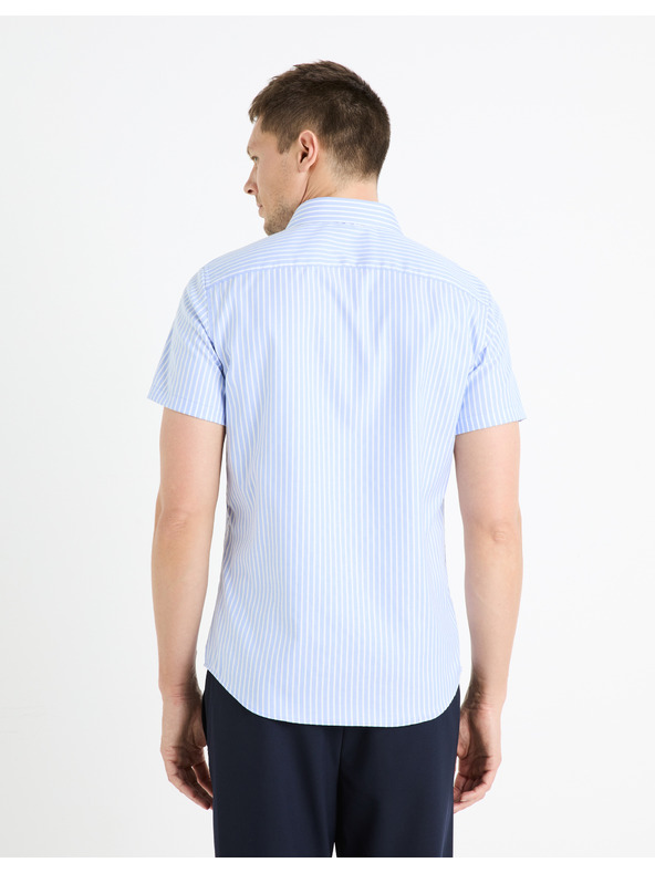 Celio Világoskék férfi csíkos ing Celio Fasanuremc