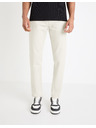 Celio Krémszínű férfi nadrág Celio Gofive