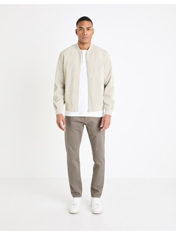 Celio Bézs színű férfi nadrág Celio Gofive